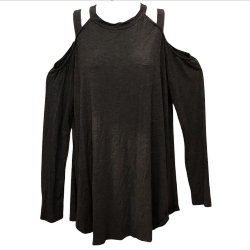 NWT MTS Cut Out Cold Shoulder Top